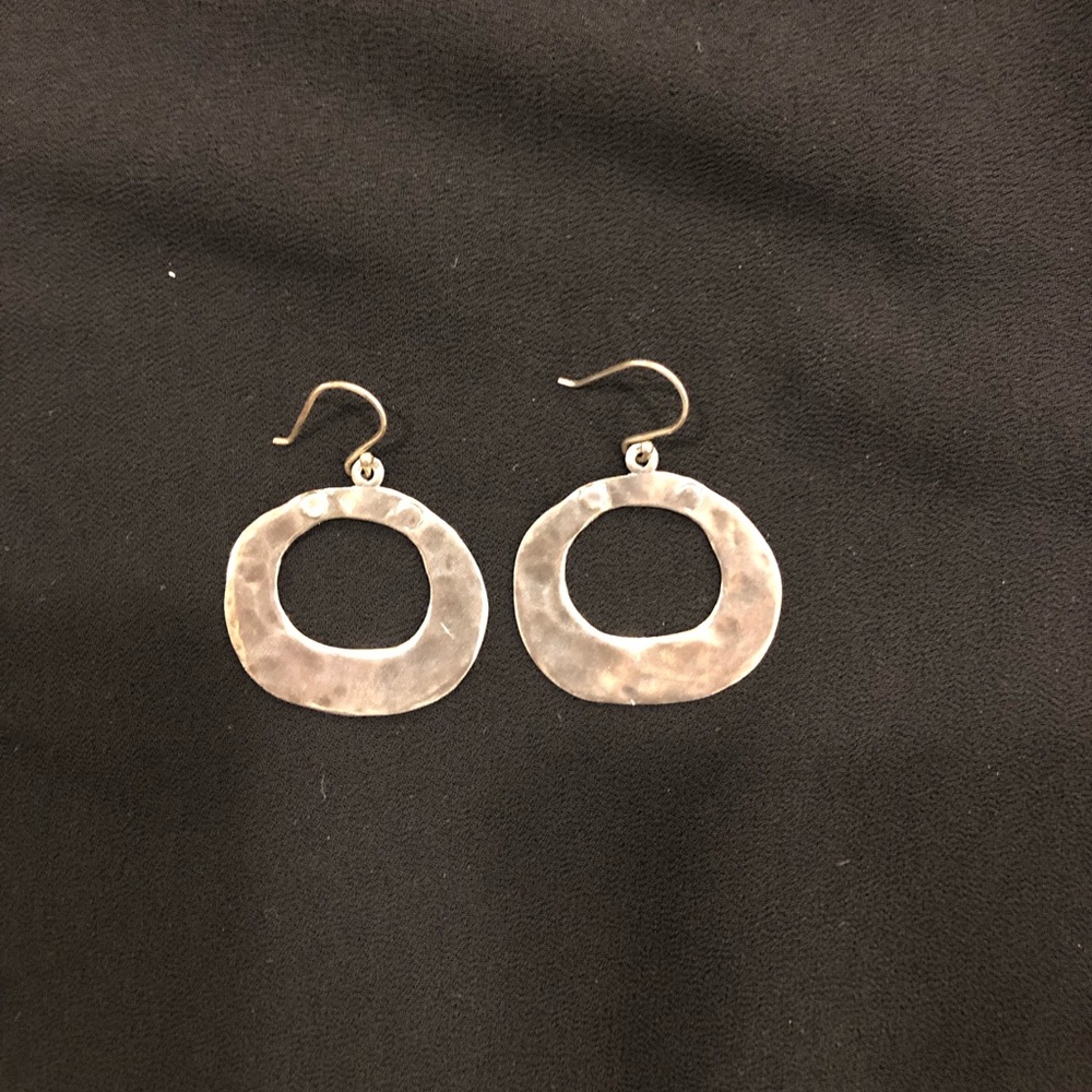 Silpada hammered earrings